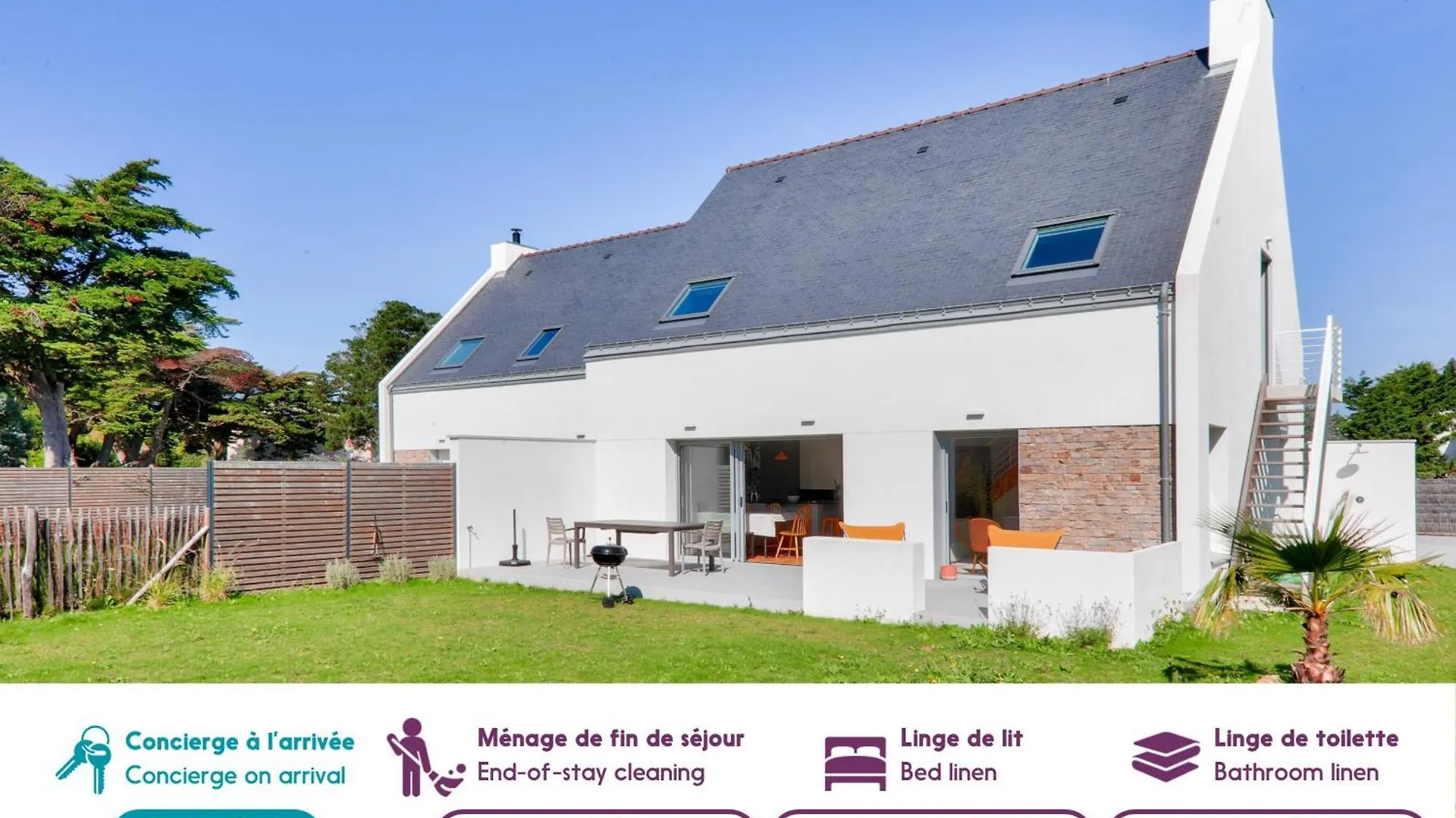 Ferienhaus A 300M De La Plage, Belle Maison Neuve Sarzeau